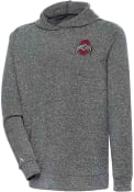 Ohio State Buckeyes Antigua Absolute Hooded Sweatshirt - Charcoal