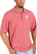 Philadelphia Phillies Antigua Esteem Polos Shirt - Red