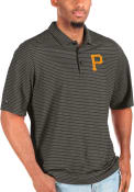 Pittsburgh Pirates Antigua Esteem Polos Shirt - Black