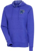 Memphis Tigers Antigua Action Pullover Jackets - Blue