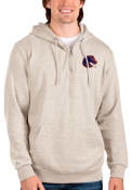 Boise State Broncos Antigua Action 1/4 Zip Pullover - Oatmeal