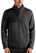Oregon State Beavers Antigua Fortune Full Zip Jacket - Black