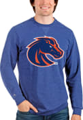 Boise State Broncos Antigua Reward Crew Sweatshirt - Blue