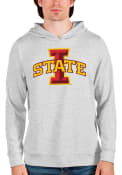 Iowa State Cyclones Antigua Absolute Hooded Sweatshirt - Grey