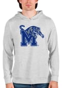Memphis Tigers Antigua Absolute Hooded Sweatshirt - Grey