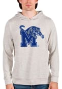 Memphis Tigers Antigua Absolute Hooded Sweatshirt - Oatmeal