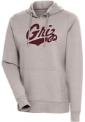 Montana Grizzlies Womens Antigua Action Pullover - Oatmeal