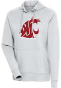 Washington State Cougars Womens Antigua Action Pullover - Grey