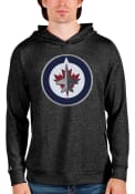 Winnipeg Jets Antigua Absolute Hooded Sweatshirt - Black