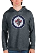 Winnipeg Jets Antigua Absolute Hooded Sweatshirt - Charcoal