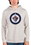 Winnipeg Jets Antigua Absolute Hooded Sweatshirt - Oatmeal