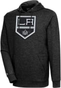 Los Angeles Kings Antigua Action Pullover Jackets - Black
