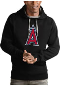 Los Angeles Angels Antigua Victory Hooded Sweatshirt - Black