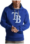 Tampa Bay Rays Antigua Victory Hooded Sweatshirt - Blue