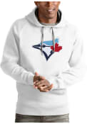 Toronto Blue Jays Antigua Victory Hooded Sweatshirt - White