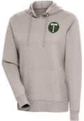 Portland Timbers Womens Antigua Action Pullover - Oatmeal