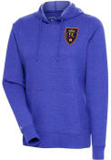 Real Salt Lake Womens Antigua Action Pullover - Blue