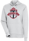 Toronto FC Womens Antigua Action Pullover - Grey