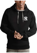 New York Yankees Antigua Victory Hooded Sweatshirt - Black
