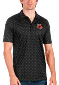Cincinnati Bengals Antigua Spark Polo Shirt - Black
