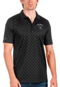 Las Vegas Raiders Antigua Spark Polo Shirt - Black