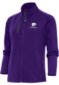 Antigua Womens Purple K-State Wildcats Football Generation Light Weight Jacket