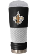 New Orleans Saints 24oz Powder Coated Stainless Steel Tumbler - Black