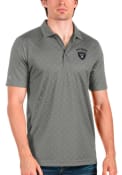 Las Vegas Raiders Antigua Spark Polo Shirt - Grey