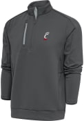 Antigua Mens Grey Cincinnati Bearcats Generation 1/4 Zip Pullover