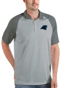 Carolina Panthers Antigua Nova Polo Shirt - Grey
