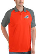 Miami Dolphins Antigua Nova Polo Shirt - Orange