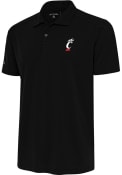 Antigua Mens Black Cincinnati Bearcats Tribute Polo Shirt