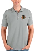 Chicago Blackhawks Antigua Affluent Polo Polo Shirt - Grey