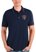 Florida Panthers Antigua Affluent Polo Polo Shirt - Navy Blue