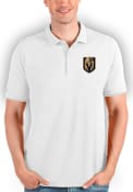 Vegas Golden Knights Antigua Affluent Polo Polo Shirt - White