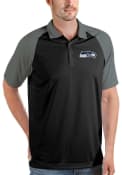 Seattle Seahawks Antigua Nova Polo Shirt - Black