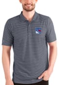 New York Rangers Antigua Esteem Polo Shirt - Navy Blue
