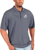 Tampa Bay Lightning Antigua Esteem Polos Shirt - Navy Blue