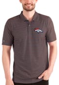 Denver Broncos Antigua Esteem Polo Shirt - Navy Blue