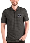 Las Vegas Raiders Antigua Esteem Polo Shirt - Black