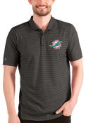 Miami Dolphins Antigua Esteem Polo Shirt - Black