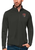 Florida Panthers Antigua Tribute 1/4 Zip Pullover - Grey