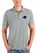 Carolina Panthers Antigua Affluent Polo Shirt - Grey