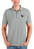 Houston Texans Antigua Affluent Polo Shirt - Grey