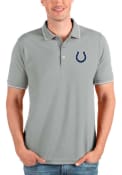 Indianapolis Colts Antigua Affluent Polo Shirt - Grey