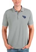 Tennessee Titans Antigua Affluent Polo Shirt - Grey