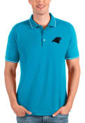 Carolina Panthers Antigua Affluent Polo Shirt - Blue