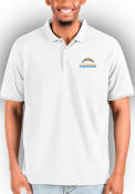Los Angeles Chargers Antigua Affluent Polos Shirt - White