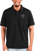 Las Vegas Raiders Antigua Affluent Polos Shirt - Black