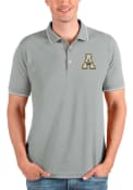 Appalachian State Mountaineers Antigua Affluent Polo Shirt - Grey